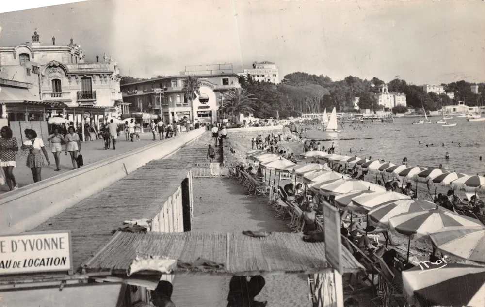 Die Promenade und der Strand — Juan-les-Pins — Éditions Mar, Nîde - Vorderseite