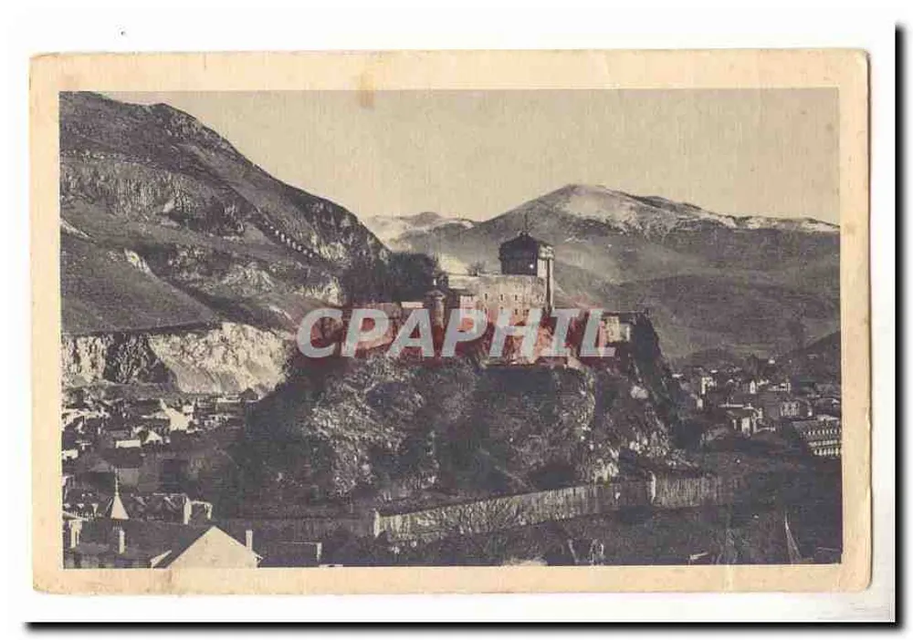 Castelo de Montségur — vista panorâmica — editor não identificado - Frente