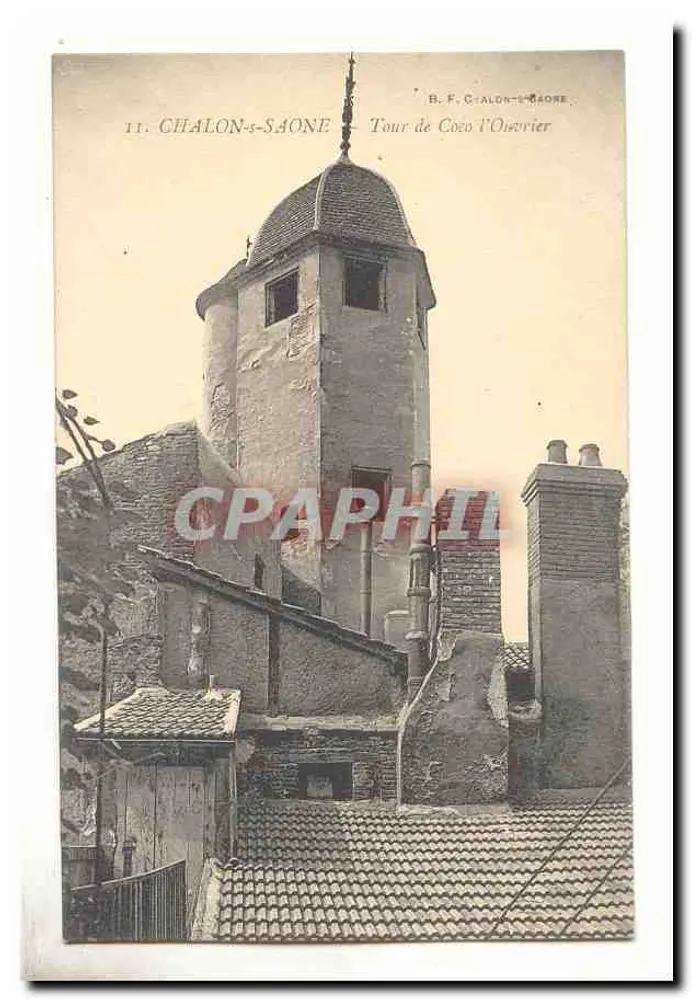 Chalon-sur-Saône — Wieża Robotnika — B. F. Chalon-sur-Saône, nr 11 - Awers