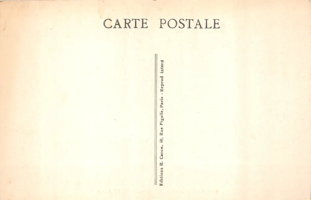 Beaumesnil (Eure) — Château du XVIIe siècle — Éditeur R. Caron, Paris - Verso
