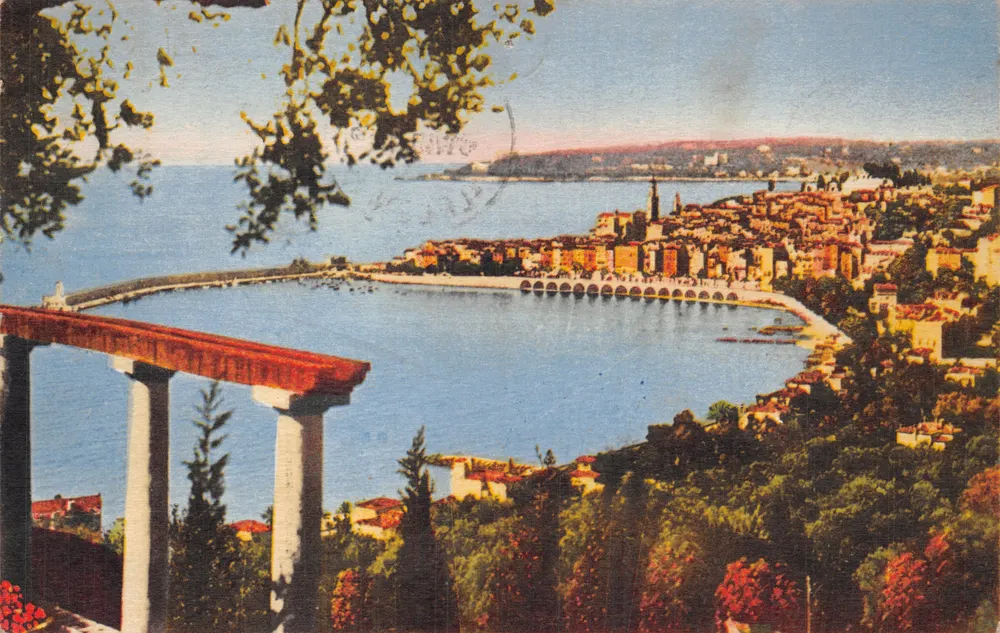 Menton — Allgemeiner Blick — Brücke Ponte St. Luigi, Verleger Ponte St. Luigi - Vorderseite