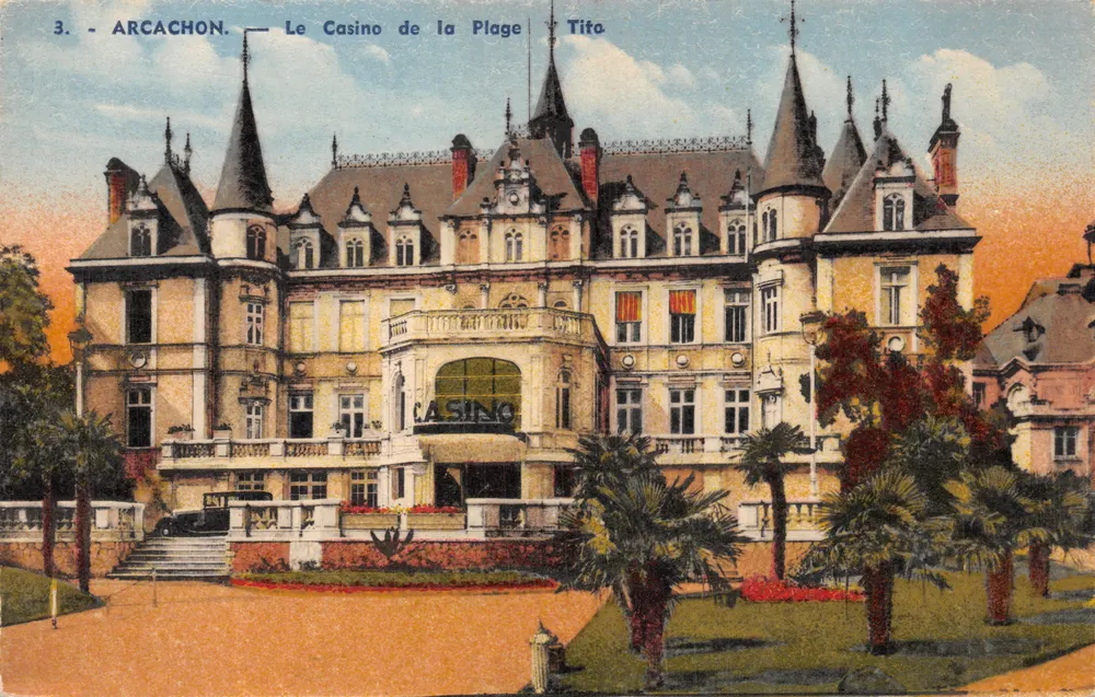 Arcachon — O Casino da Praia — Editor Tito - Frente