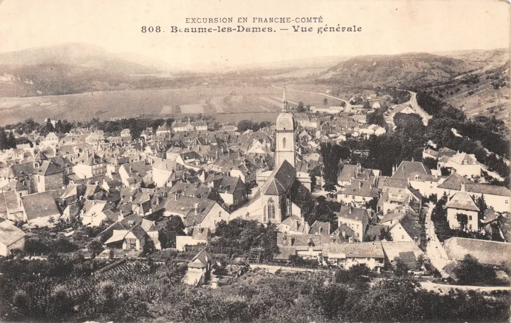 Braume-les-Dames — Vue générale — Excursion en Franche-Comté, n° 808 - Recto