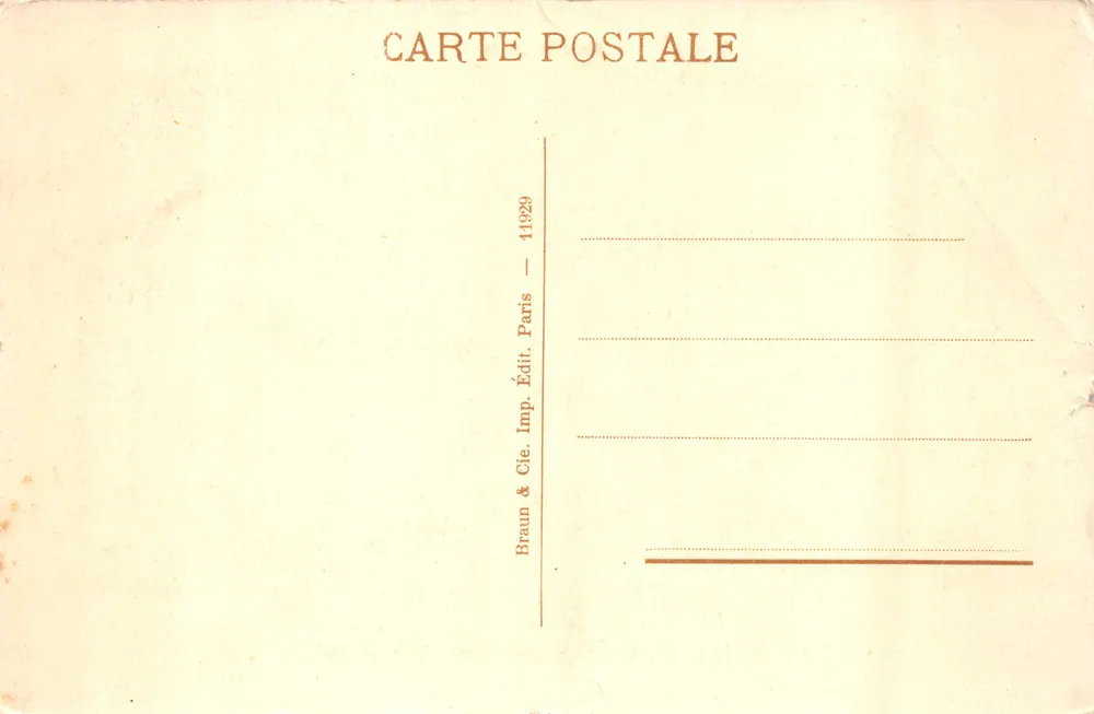 La Cène — Le Dernier Souper — Musée du Louvre — PH. DE CHAMPAIGNE — édition 1929 - Verso