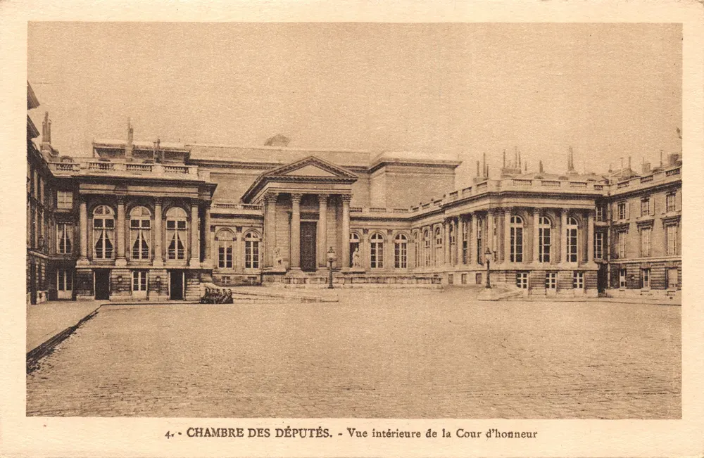 Chambre der Abgeordneten — Innensicht des Ehrenhofes — Edition Pepper - Vorderseite