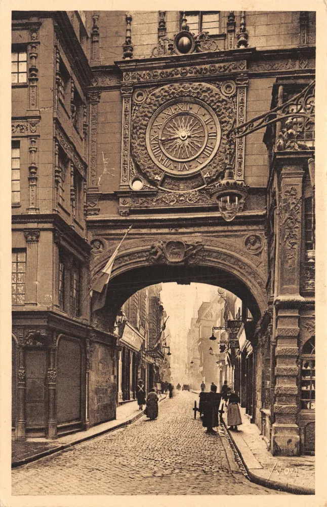 Rouen — Ansicht der Großen Uhr (1389) — Verlag: Les Éditions d'Art Yvon, Paris - Vorderseite