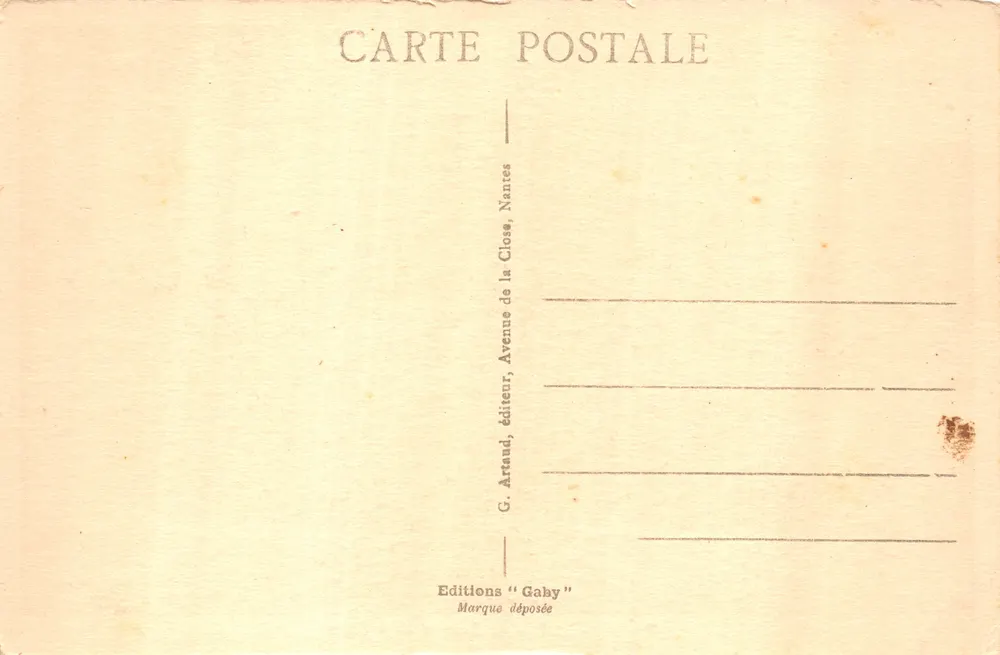 Nevers — A Loire e os 2 Pontes — Gaby - Verso