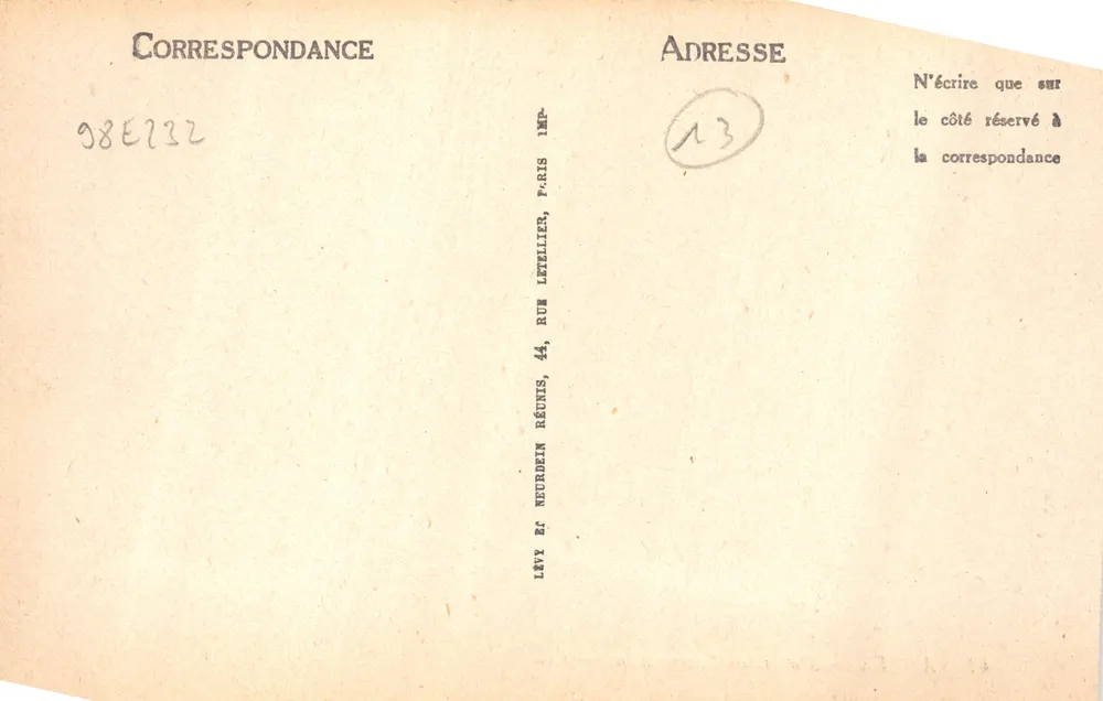Arles — Palais de Constantin — LL - Verso