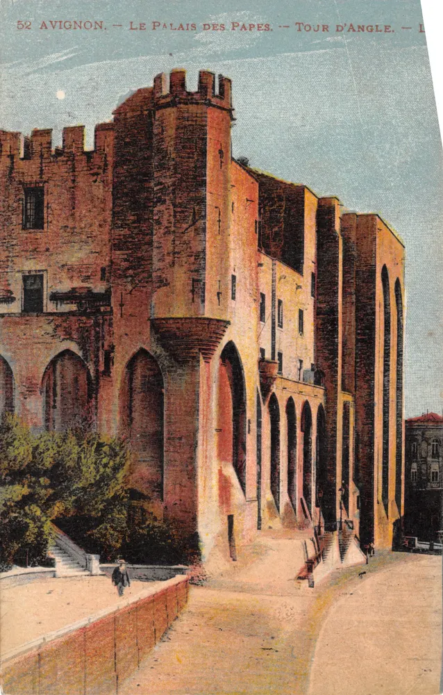 Avignon — Das Palast der Päpste — Turm von Angle — Verlag DRUCK AUF DER KARTENKarte n° 52 - Vorderseite