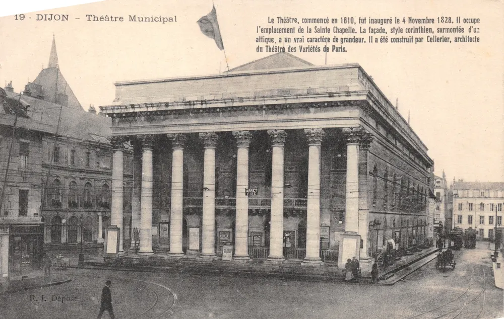 Dijon — Städtisches Theater — Verleger R.I. Eintragung - Vorderseite