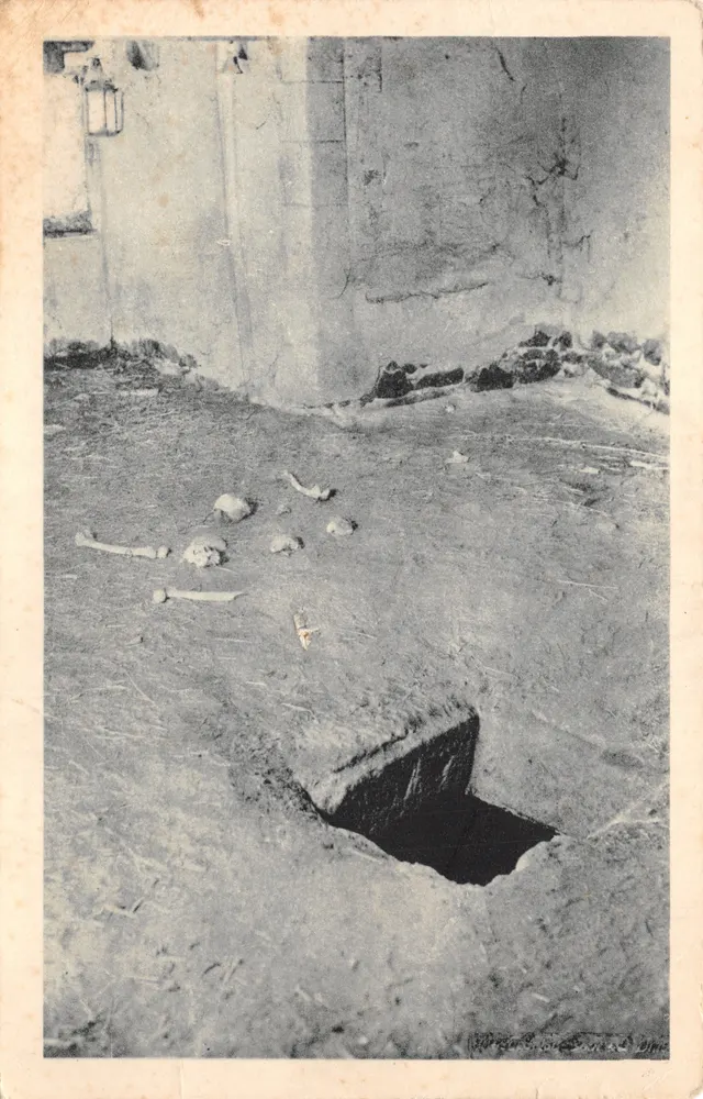 Schloss La Mothe — Die Keller — Verlag E. Desfossés-Néogravure, Paris - Vorderseite