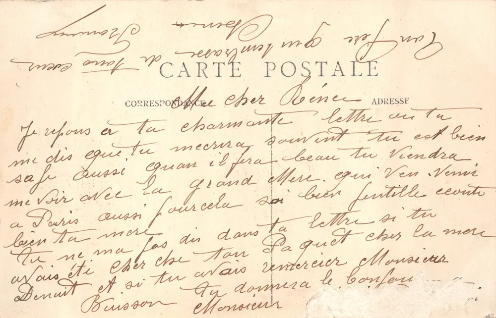 Paris — A Coluna Vendôme — editor C. M. n.º 36 - Verso