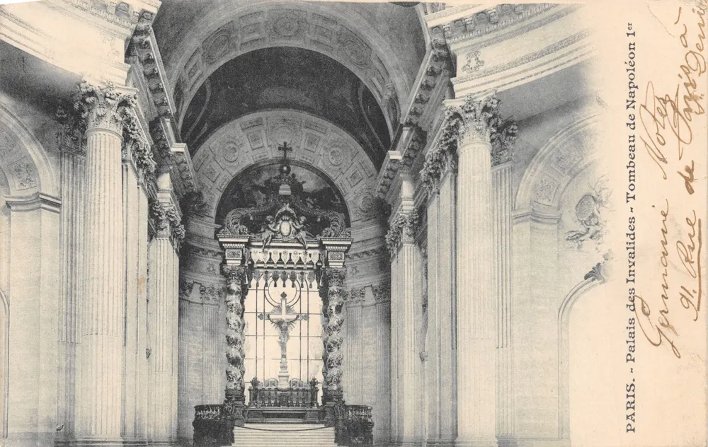 Palast der Invaliden — Grabmal Napoleons — Verleger Paris. Palast der Invaliden - Vorderseite