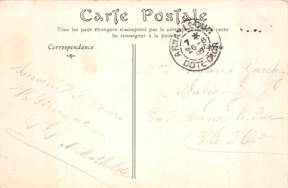 Nevers — Chapelle de la Visitation — Th. Ropiteau - Verso