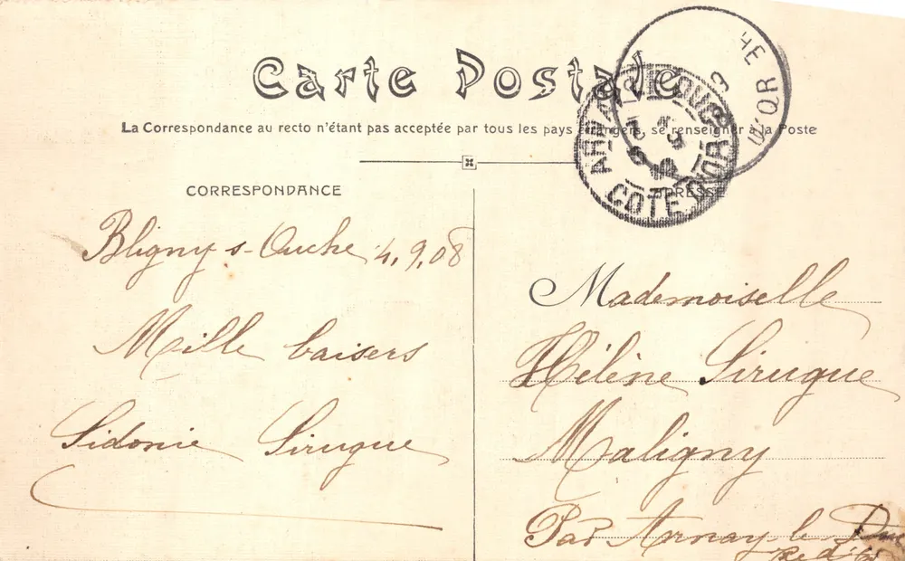 Nevers — La Cathédrale — Cousin-Deguergue, édit. Nevers - Verso