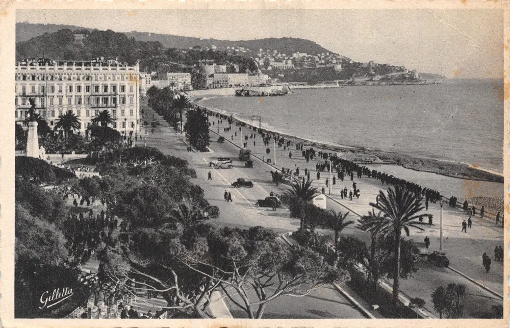Nizza — Gärten Albert I — Aussicht von Mont-Boron — Verlag Gilletta - Vorderseite