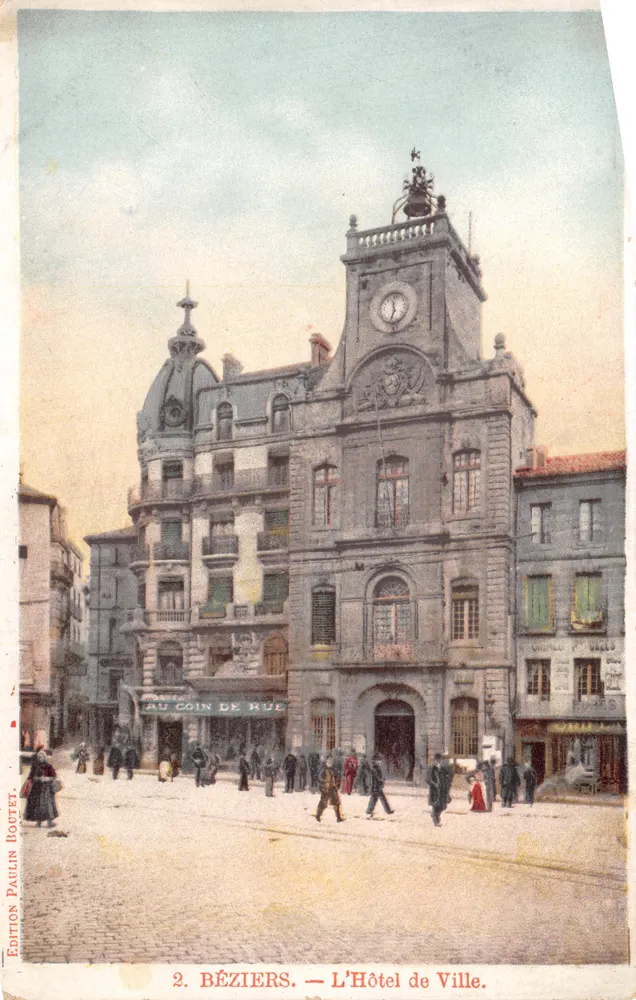 Béziers — Das Rathaus — Edition Paulin Boutet, n°2 - Vorderseite