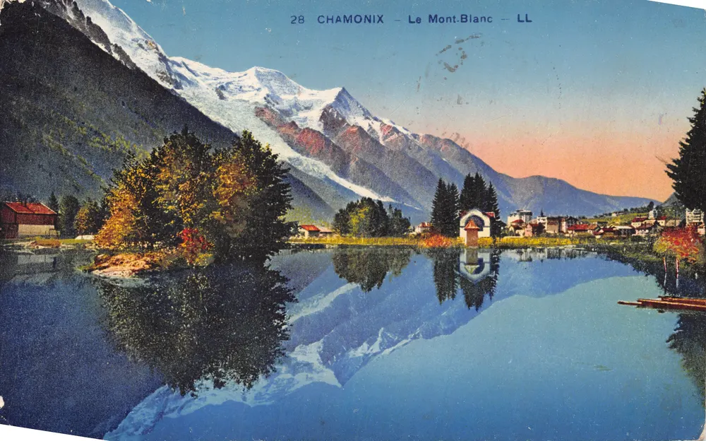 Chamonix — Le Mont-Blanc — éditeur LL - आगे