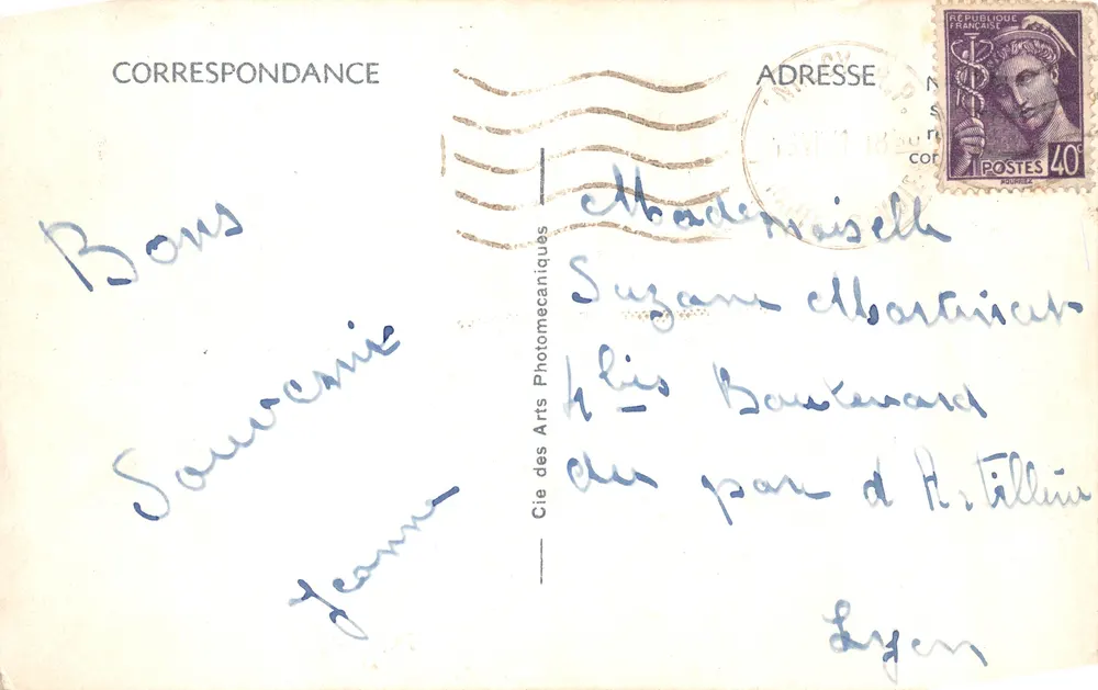 Chamonix — Le Mont-Blanc — éditeur LL - पीछे