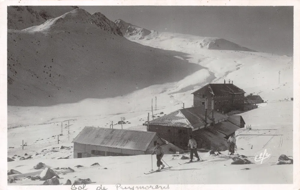 Col de Puymorens — Ansicht der Skistationen und Wintergebäude — Éditions Labouche Frères, Roussouse - Vorderseite
