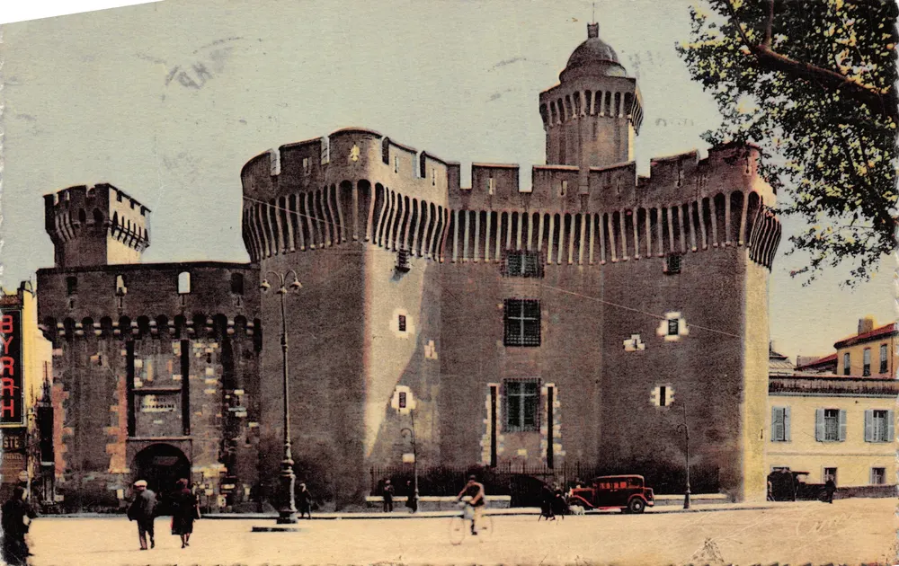 Der Castillet — Turm der Stadt — Imprimerie Combien, Macon - Vorderseite