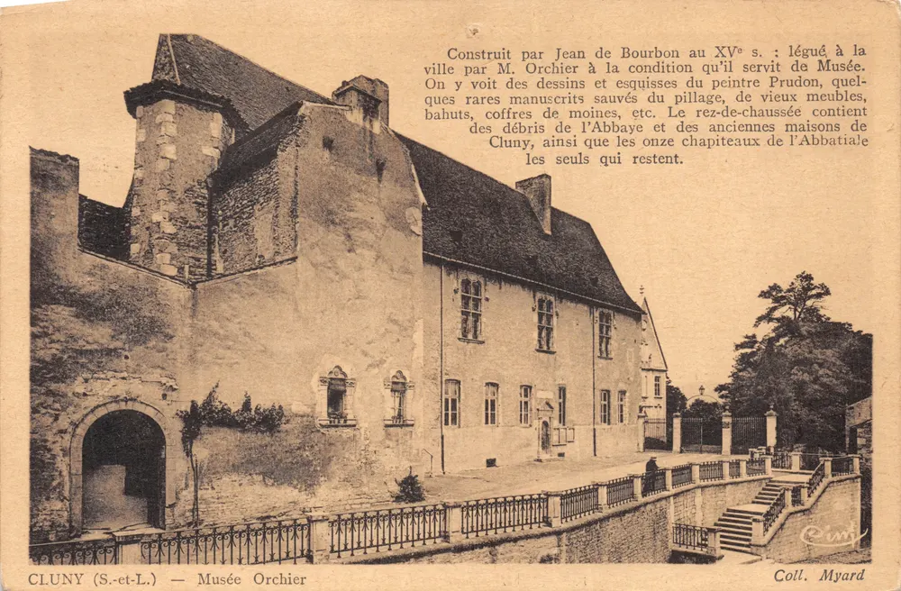 Cluny (S.-et-L.) — Musée Orchier — éditeur Coll. Myard - Recto