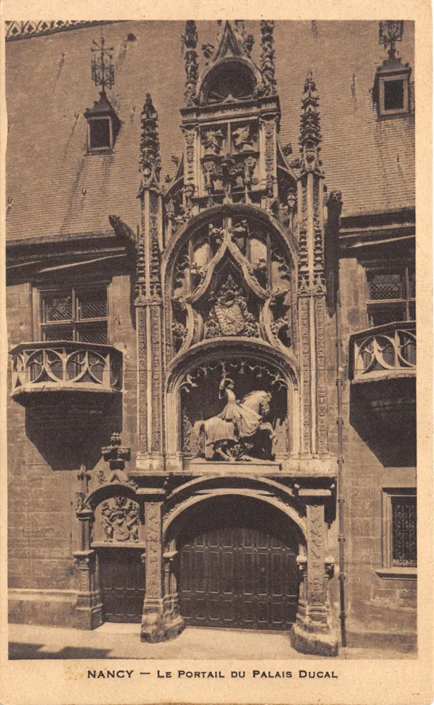Nancy — O portal do Palácio Ducal — editor não visível - Frente