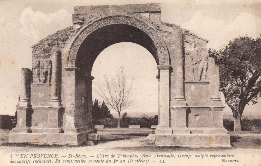 St-Rémy — Het Boogvormige Monument — uitgever SELECTA - Voorkant