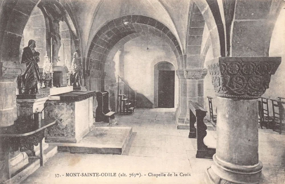 Mont-Sainte-Odile — Kapelle der Kreuz (Verlag: Édit. Ch. Bergeret, Straßburg) - Vorderseite