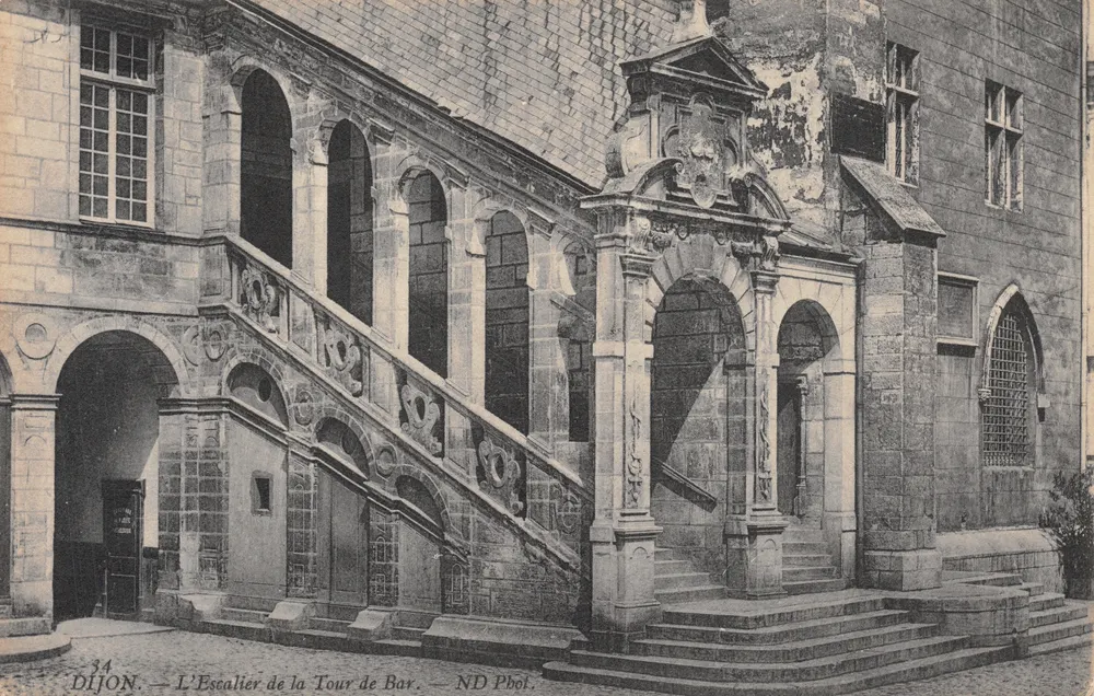 Dijon — Die Treppe der Bar-Turm — ND Pboi - Vorderseite