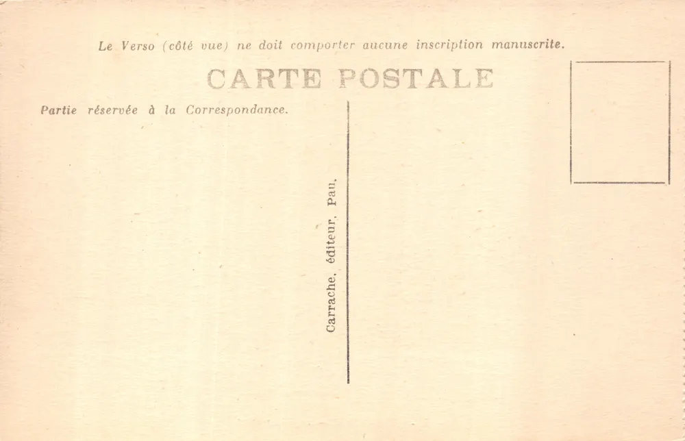 Bétharram — Le Vieux Pont — éditeur Carrache - Verso