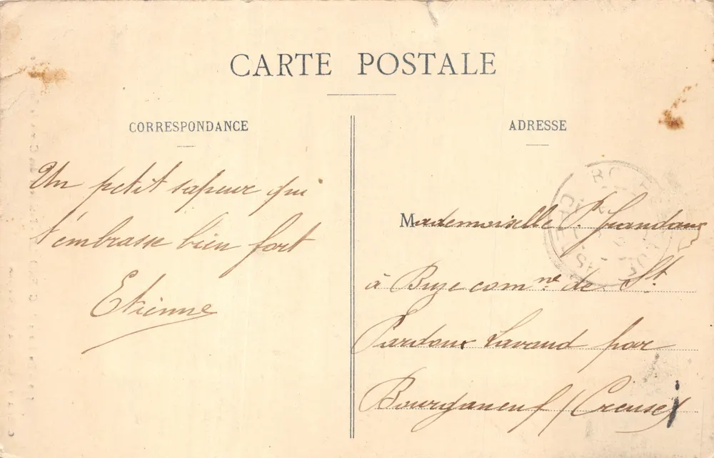 Umgebung von GRENOBLE — Innenansicht der Höhlen von Sassenage — Cliché A.V. — Sammlung L.P., Grenoble - Rückseite