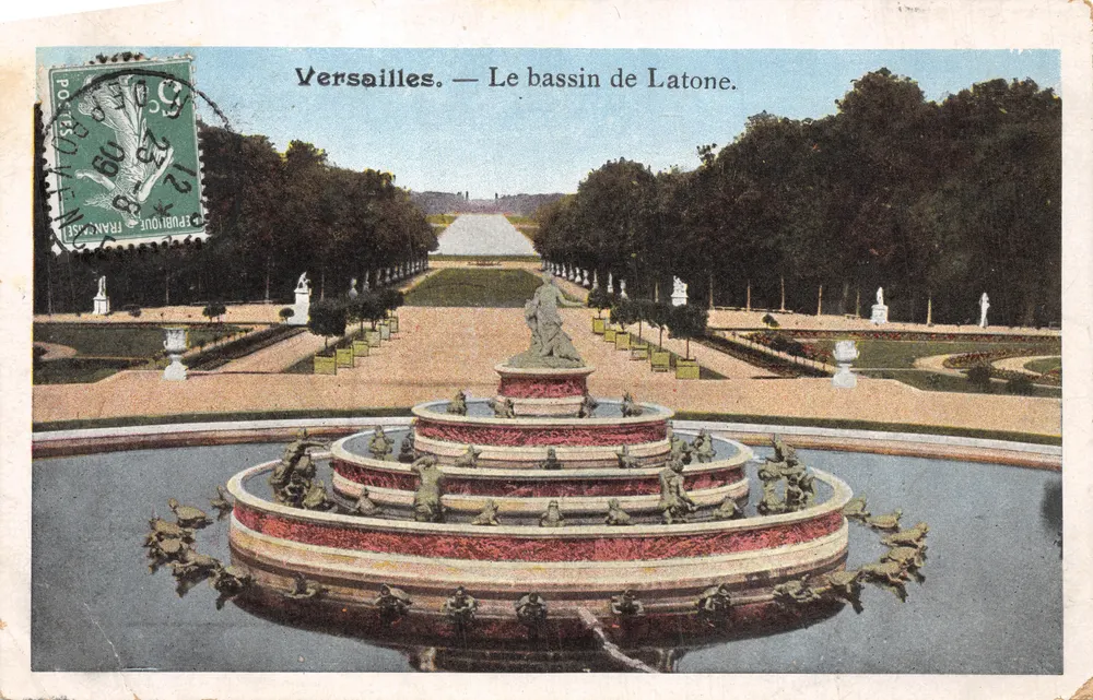 Versailles. — O bassin de Latone. — Editora: Épuration - Frente