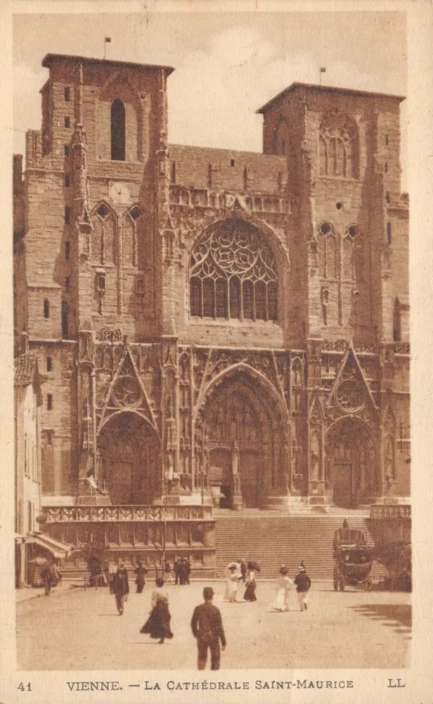 Vienne — La Cathédrale Saint-Maurice — éditeur LL, n° 41 - Recto