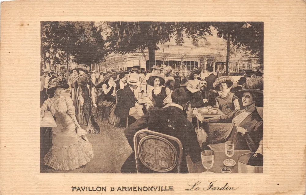 Pavillon von Armenonville — Der Garten — Verleger Drucker nicht sichtbar - Vorderseite