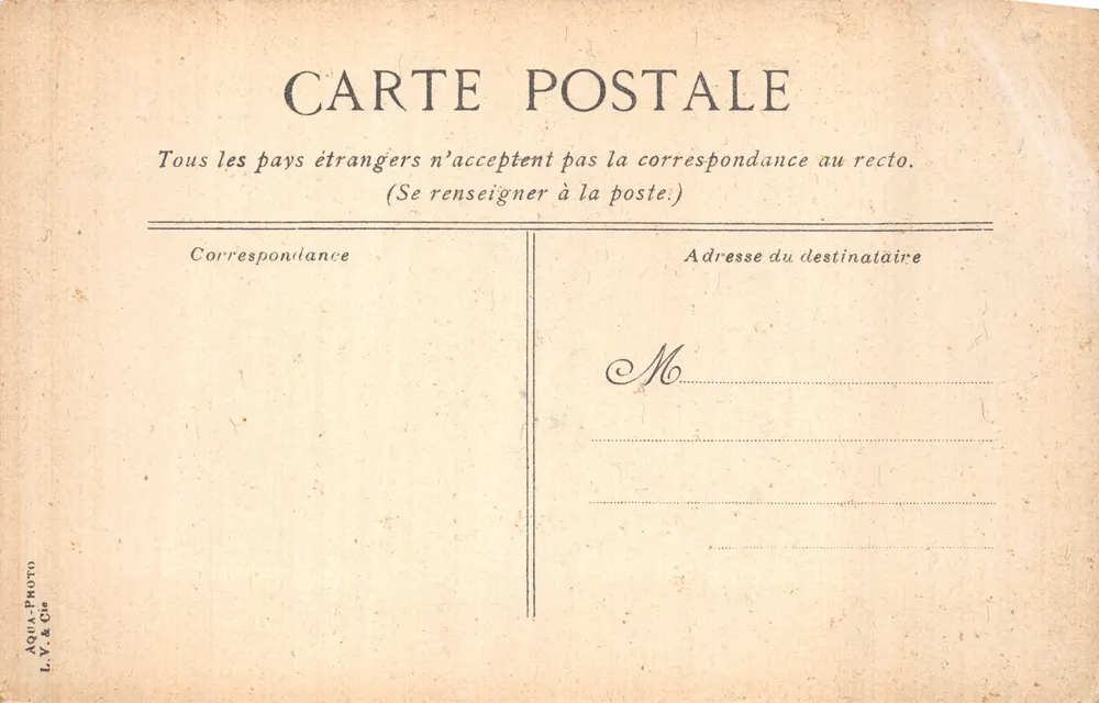 St Honorat — Interior do claustro — editor L.V. & Cie, n.º 1 - Verso