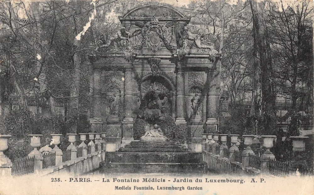 Paris — La Fontaine Médicis — Jardin du Luxembourg. A.P. 238 - Vorderseite