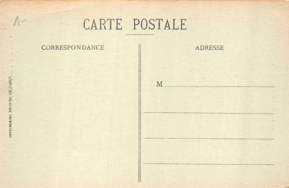 La Rouvre aux Roches d'Oître — flusslandschaft im Winter — Verlag Levassœur, Fliers, Nr. 313 - Rückseite