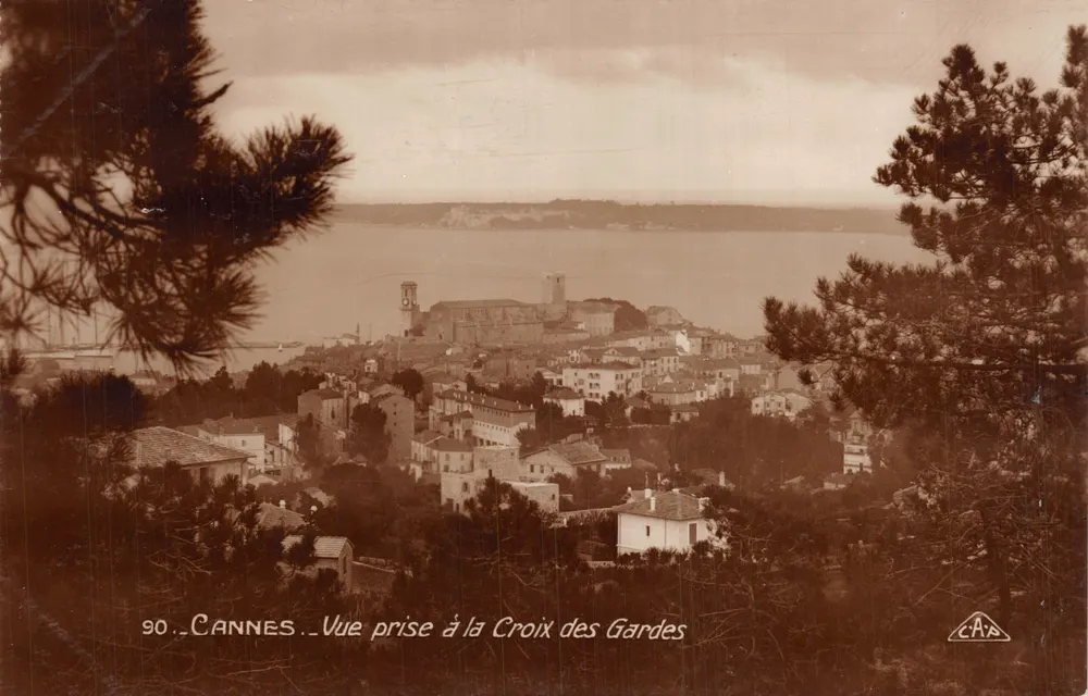 Cannes — Ansicht von der Croix des Gardes — C.A.P. Strasbourg - Vorderseite
