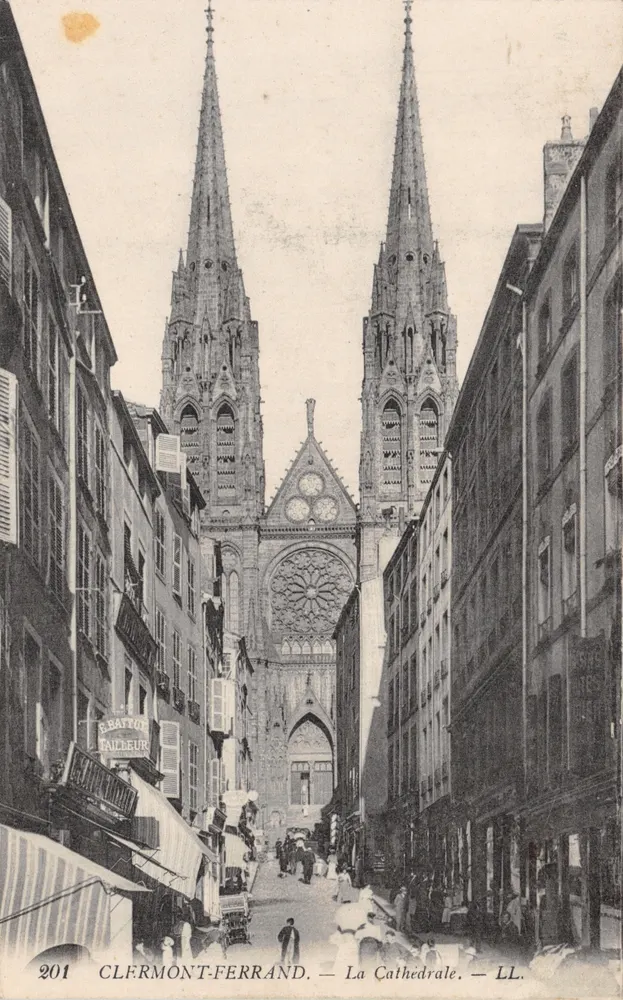 CLERMONT-FERRAND — A Catedral — editor LL. n° 201 - Frente