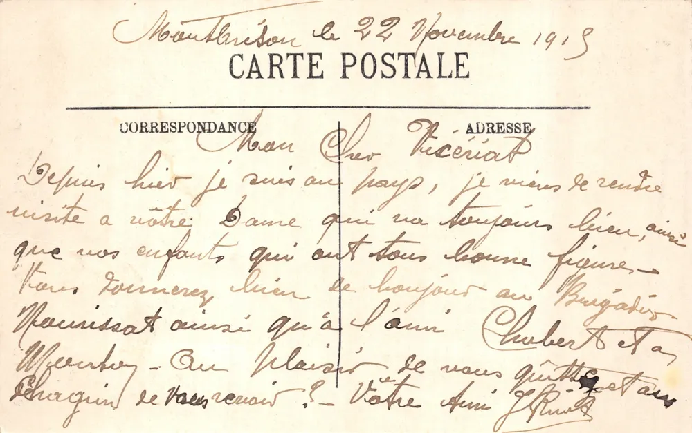 CLERMONT-FERRAND — A Catedral — editor LL. n° 201 - Verso