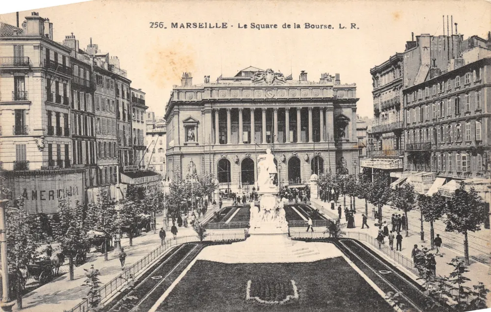 Marseille — O Pátio da Bolsa — L. R. (editora) - Frente