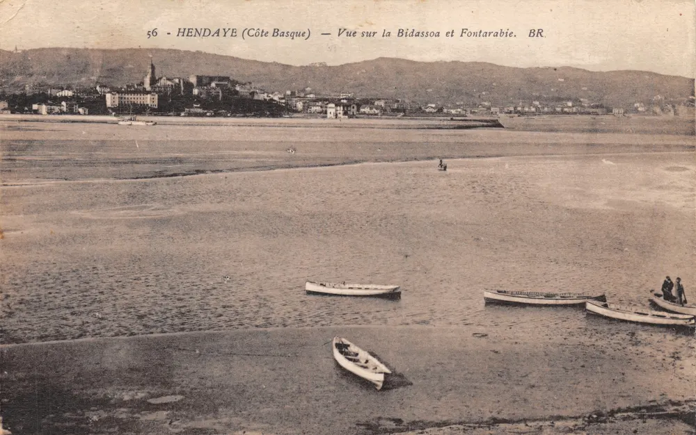 Hendaye (Côte Basque) — Ansicht der Bidassoa und Fontarabie — BR. n°56 - Vorderseite