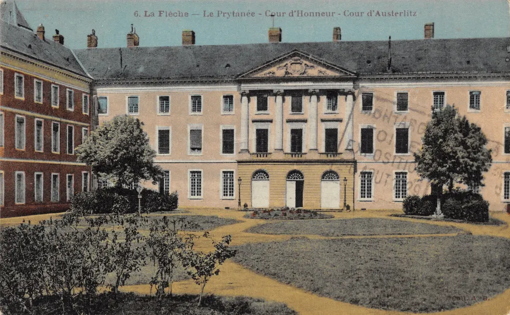 La Flèche — Das Prytanée — Cour d'Honneur — Cour d'Austerlitz — Verlag GUILLOT & CIE - Vorderseite
