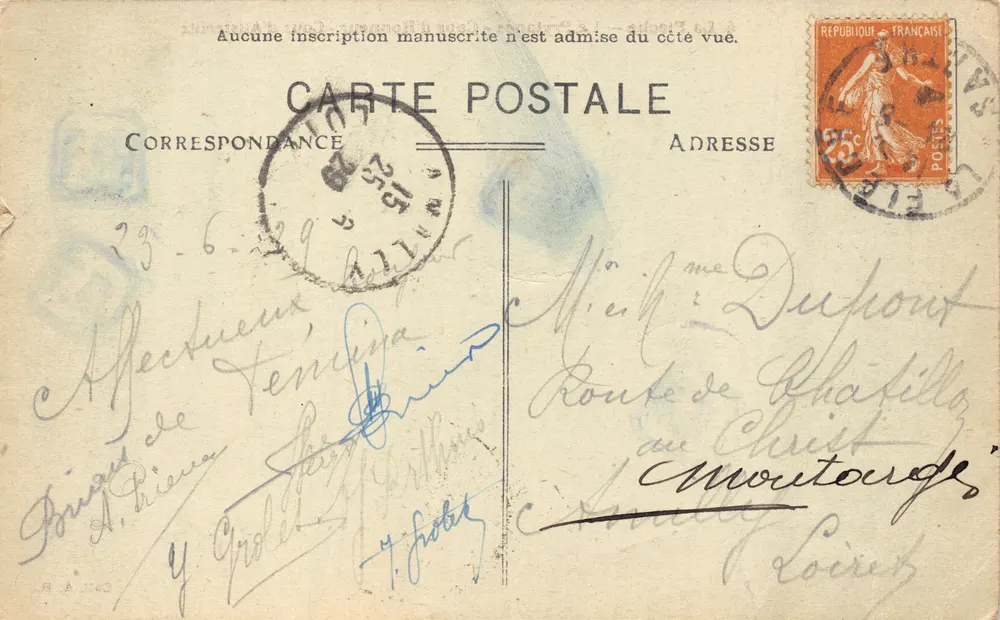 La Flèche — Das Prytanée — Cour d'Honneur — Cour d'Austerlitz — Verlag GUILLOT & CIE - Rückseite
