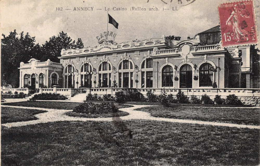 Annecy — O Casino (arq. Raillon) — LL - Frente