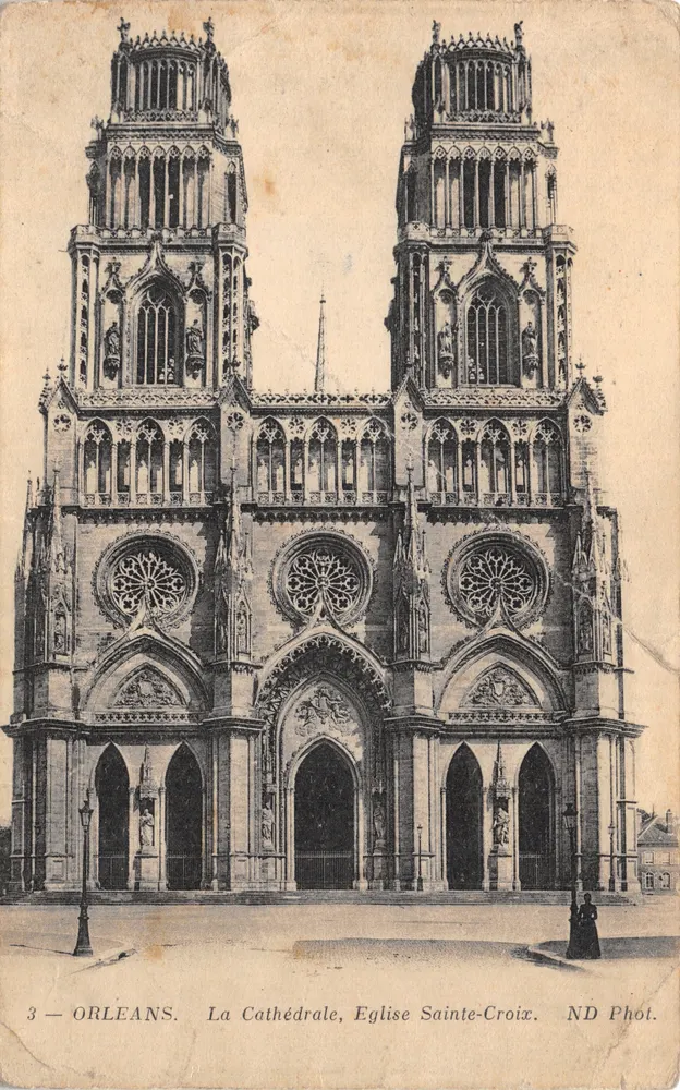 Orléans — Die Kathedrale, Kirche Sainte-Croix — ND Phot. n°3 - Vorderseite