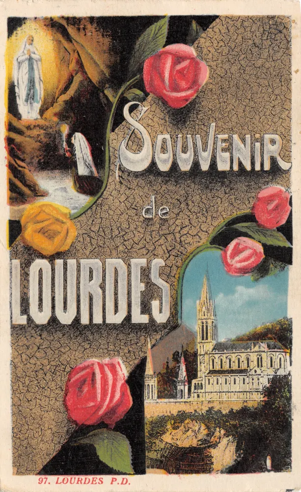 Lourdes — Erinnerung an Lourdes — Verlag Lourdes P.D. n°97 - Vorderseite