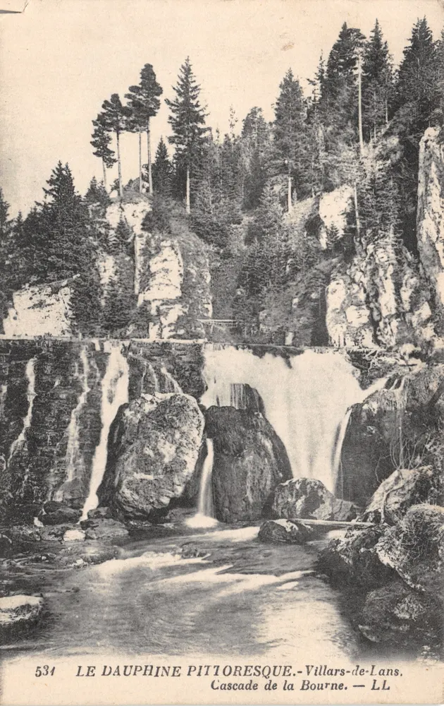 Cachoeira da Bourne — Villars-de-Lans — LL, n.º 534 - Frente