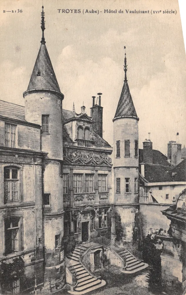 Troyes (Aube) — Hotel de Vauluisant (16. Jahrhundert) — Edit. M. Goupil, Troyes - Vorderseite
